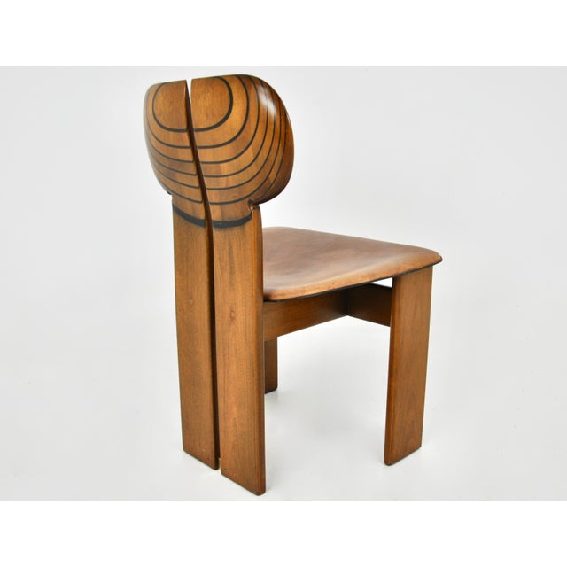 Africa Dining Chairs attributed to Afra & Tobia Scarpa for Maxalto, 1975, Set of 4 For Sale - Image 9 of 15