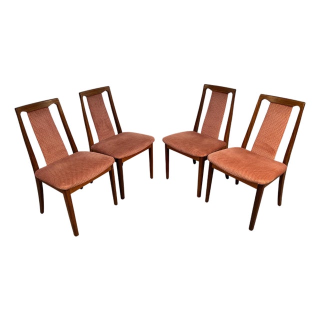 Set of Four Mid-Century Modern Dining Chairs by G Plan Furniture For Sale