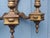 Vintage Rococo Revival Italian 3-Arm Wall Sconces, 1940s, Set of 2 For Sale - Image 11 of 15