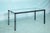 Black Minimalist Dining Table in Glass and Metal, 1980s For Sale - Image 8 of 18