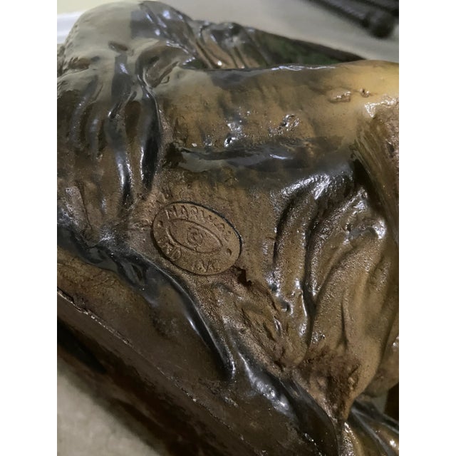 20th Century Shepherd Dog Life Size Sculpture For Sale - Image 11 of 13