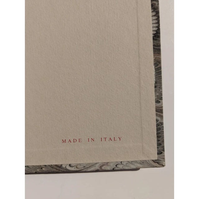 Vintage Italian Il Papiro Marbled Equestrian Sketchbook Notebook For Sale - Image 4 of 12