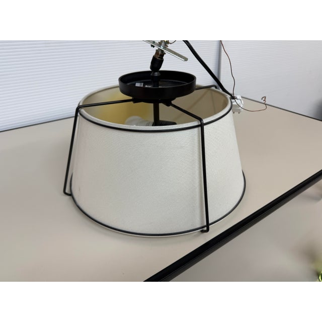Off-white Rejuvenation Conical Semi-Flush Mount For Sale - Image 8 of 12