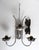 1960s Mid Century Modern 3- Light Chrome Wall Light W. Satin Glass Globes, Spain For Sale - Image 15 of 15