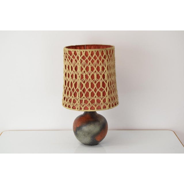 Mid-Century Ceramic Table Lamp, 1970s For Sale - Image 3 of 14