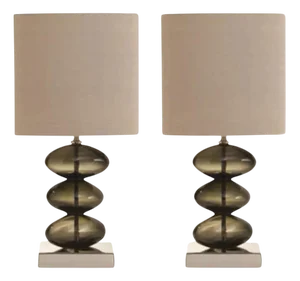 Blown Glass Table Lamps by Dimore Di Lucia Valzelli, Set of 2