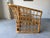 Vintage Ficks Reed Style Bamboo Rattan Sofa With Floral Print Upholstery/ Sold For Sale In Miami - Image 6 of 12