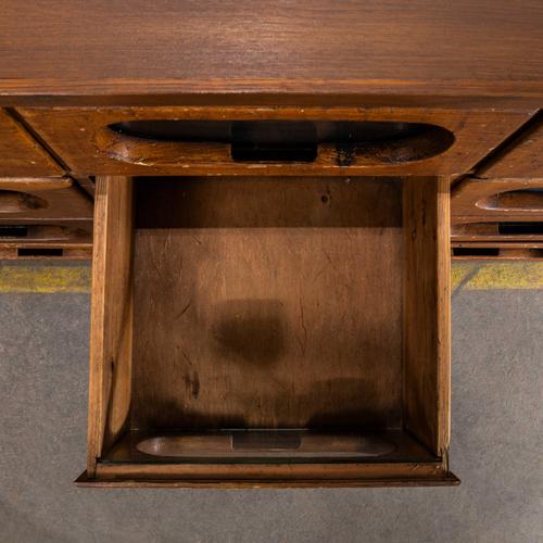 Small Oak Apothecary with 16 Drawers, 1930s For Sale - Image 4 of 10