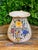 This is a charming ceramic, hand-painted vase/vessel by Italian artist Baffoni Gubbio. The vase has a colorful, floral...