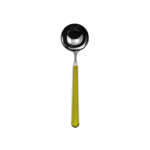 Contemporary Mepra Fantasia Gravy Ladle, Olive Green For Sale - Image 3 of 3