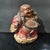 Art Deco Vintage Shiwan Kiln Glazed Laughing Buddha Statue / Budai Figure For Sale - Image 3 of 6
