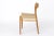 Mid-Century Modern Model 75 Dining Chair in Oak with Paper Cord Seat by Niels Otto (N. O.) Møller for J. L. Møllers, Denmark, 1960s For Sale - Image 3 of 9