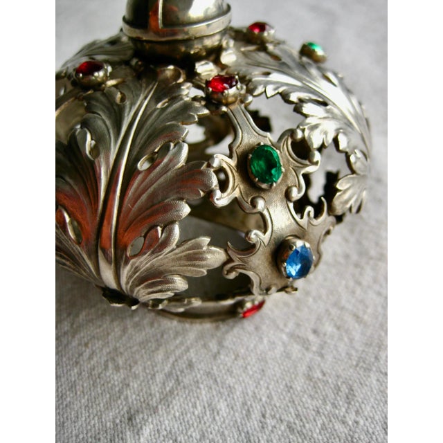 Silver Statue Crown of Jesus Statue 19 Century For Sale - Image 6 of 10