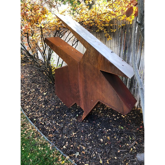 Contemporary 1960s Sculpture Iron and Steel For Sale - Image 3 of 8