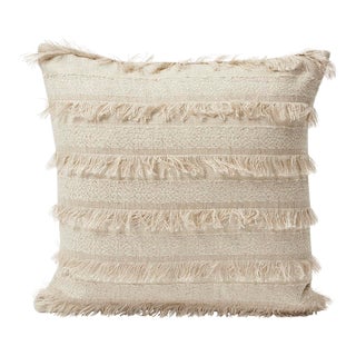 Schumacher Double-Sided Pillow in Acadia Silky Woven Print For Sale