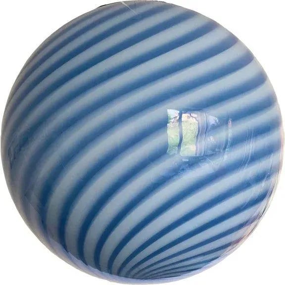 Blue and White Sphere Pendant Lamp in Murano Glass from Simoeng For Sale - Image 9 of 10