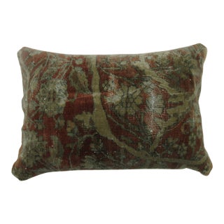 Mohtasham Kashan Persian Rug Bolster Pillow For Sale
