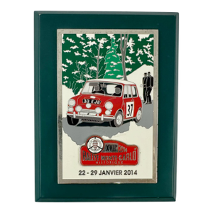 Rallye Monte Carlo Historique 2014 Car Badge Plaque