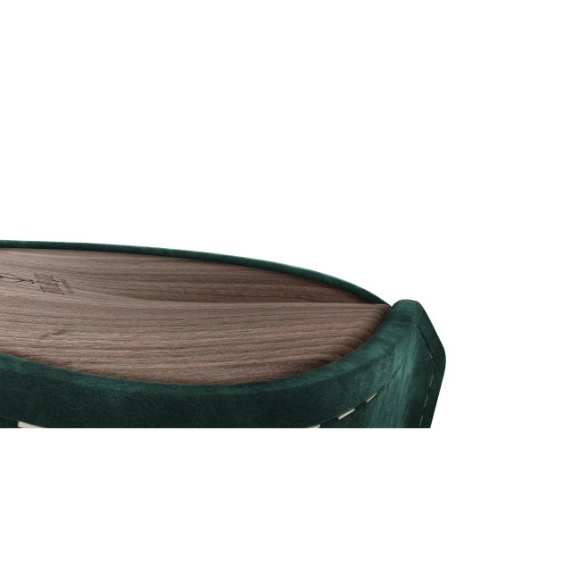 Contemporary Phyllidae Stool by Alma De Luce For Sale - Image 3 of 5