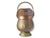 Early 20th century English water pot crafted from warm hammered copper with brass accents and a graceful pouring spout....
