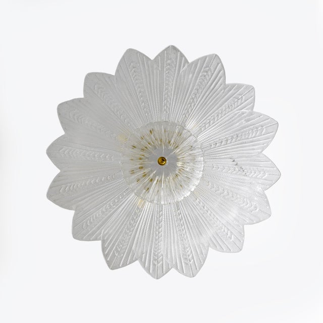Mid-Century Modern Margherita Murano Glass Ceiling Light, 2000 For Sale - Image 4 of 8