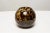Mid-Century Modern Vintage Leopard Small Round Brown Vase For Sale - Image 3 of 6