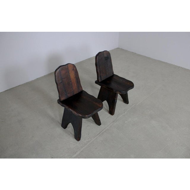 Brutalist Chair, France, 1950s For Sale - Image 9 of 11