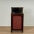 Handsome 19th century English chiffonier handcrafted in rosewood featuring a brass gallery on the top shelf supported by...