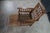 Rare Antique Arts & Crafts Oak "Hollins" Convertible Couch Chair Chaise Lounge For Sale - Image 6 of 13