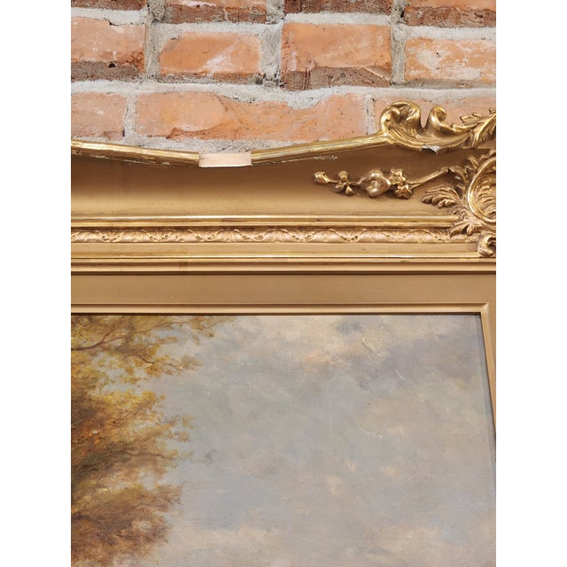 Antique Original Oil Painting by Rudolf Muench For Sale In Seattle - Image 6 of 11