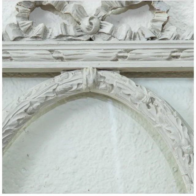 Antique French Hand Painted Carved French Louis XVI Partition or Screen For Sale In Pittsburgh - Image 6 of 11