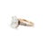 Modern 14k Yellow Gold 3.81ctw Oval Lab Grown Diamond Accented Engagement Ring, Size 5 For Sale - Image 3 of 8