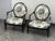 Design Plus Gallery presents a Pair of Truro Upholstered Oval Back Armchairs from Kravet Furniture. This elegant pair has...