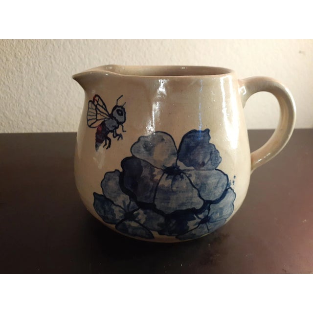This is a 1978 Signed Marshall Pottery Stoneware 5" Pitcher. Procured at auction BOX B