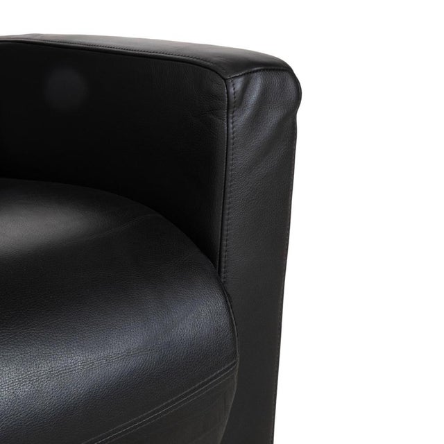 Black Ego High Back Armchairs in Black Leather from Rolf Benz, Set of 2 For Sale - Image 8 of 18