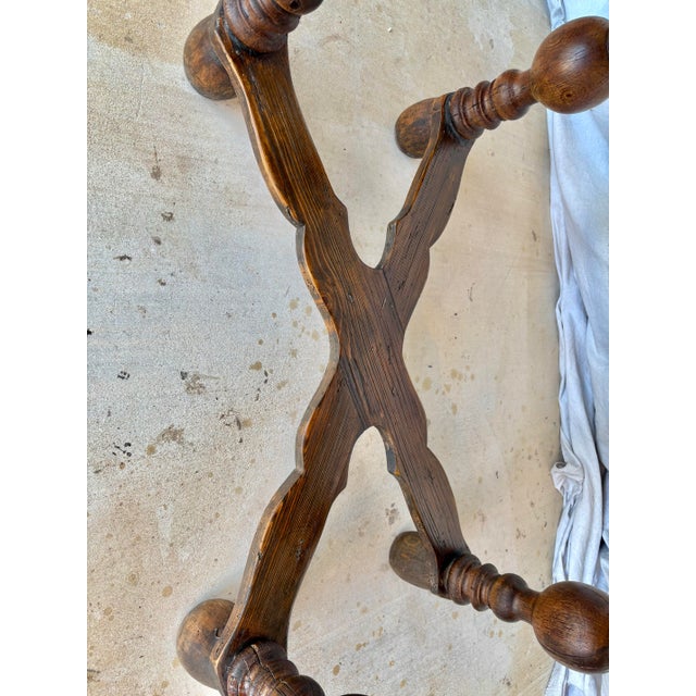 Brown 19th Century French Pine Kitchen Work Table For Sale - Image 8 of 12