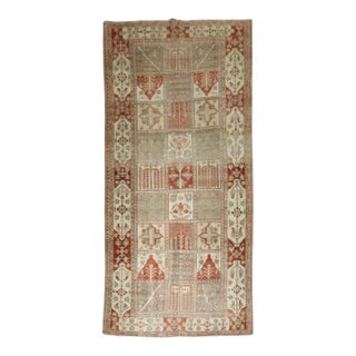 Early 20th Century Zabihi Collection Persian Bakhtiari Gallery Runner - 6'6" x 13'1" For Sale
