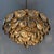 Gaetano Sciolari Postmodern 24-Karat Gold-Plated 6-Light Chandelier by Gaetano Sciolari for Palwa, 1970s For Sale - Image 4 of 18