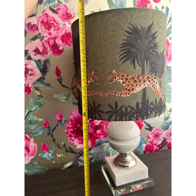 2020s Leopard and Natural Stone Lamp For Sale - Image 5 of 7