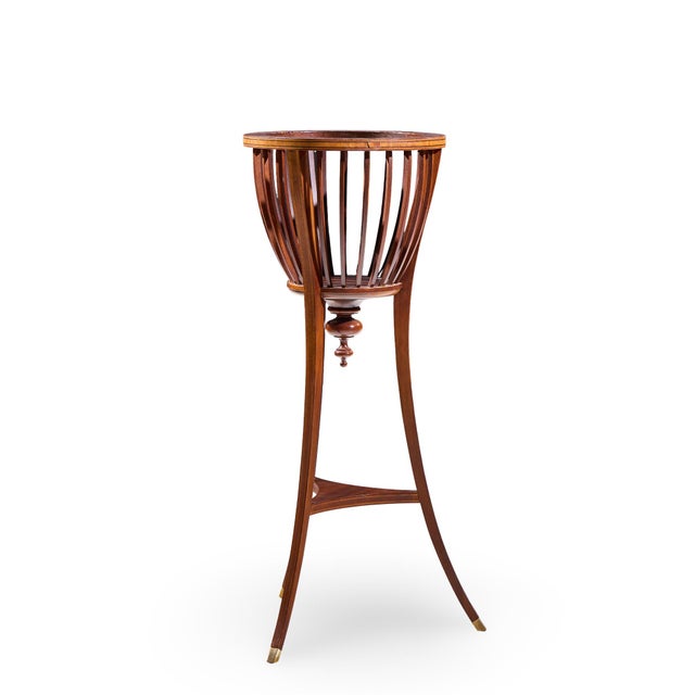 Baker Furniture Company Baker Furniture Historic Charleston Collection Mahogany Planter For Sale - Image 4 of 8