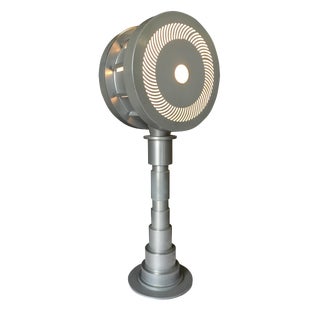 Post-Modern Futurist Enameled Futurist Steel Table Lamp 1990, 2 Available For Sale