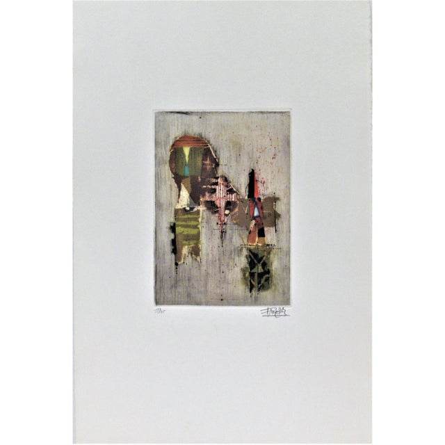 Abstract Johnny Friedlaender, Untitled I, Circa 1970 For Sale - Image 3 of 6