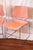 Mid-Century Modern Pair of 1970s Thomas Tolleson Krueger Chairs in Salmon Pink For Sale - Image 3 of 13