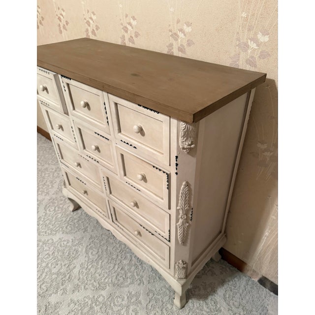 Elegant Vintage-Style Chest of Drawers For Sale - Image 4 of 8