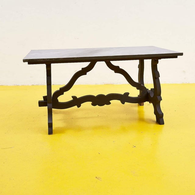 Vintage Wooden Coffee Table For Sale - Image 5 of 8