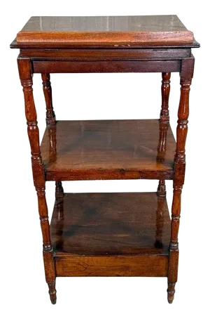 English Regency Honduran Mahogany Etagere. C1810