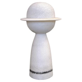 Hand Carved Marble Vessel by Tom Von Kaenel For Sale