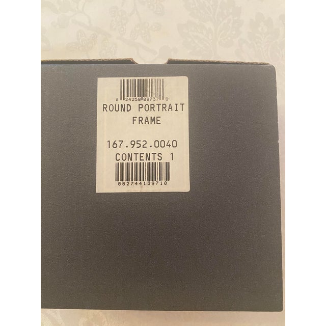 Glass Late 20th Century Waterford Crystal Round Portrait Frame Mint Condition For Sale - Image 7 of 12