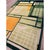 1920s 1920s Rare Green Ground Geometric Antique European Art Deco Mid Sized Wool Rug For Sale - Image 5 of 5