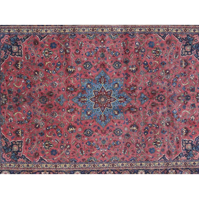 Wool pile hand made Persian Lillihan rug. This rug would be a fabulous addition to any home!